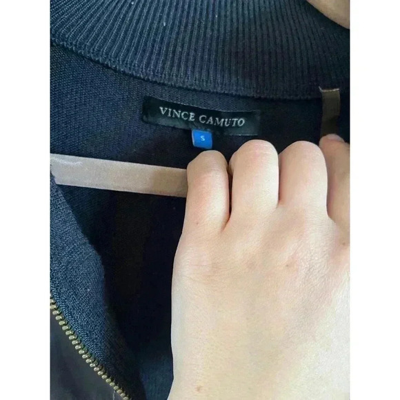 Vince Camuto Men’s Lightweight Jacket Wool Blend Size Small Bomber - Picture 3 of 5